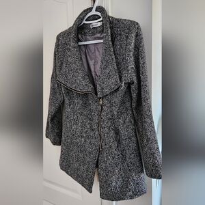 Apt. 9 Women's Black and Gray Teddy Jacket